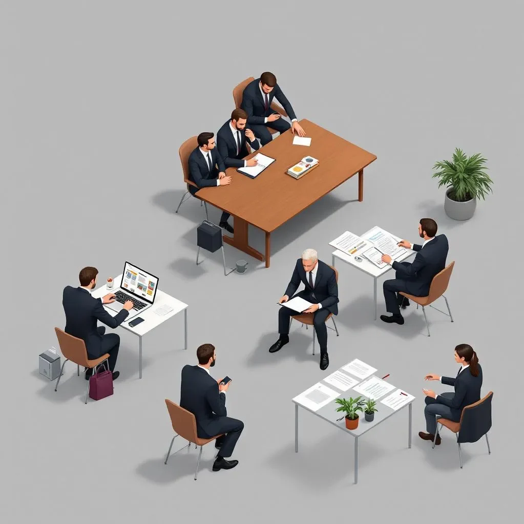 Ein glücklicher Käufer steht zusammen mit einem Personal Shopper Inmobiliario vor einem modernen Apartmentgebäude in Barcelona, während er einen Stadtplan von Barcelona in der Hand hält.